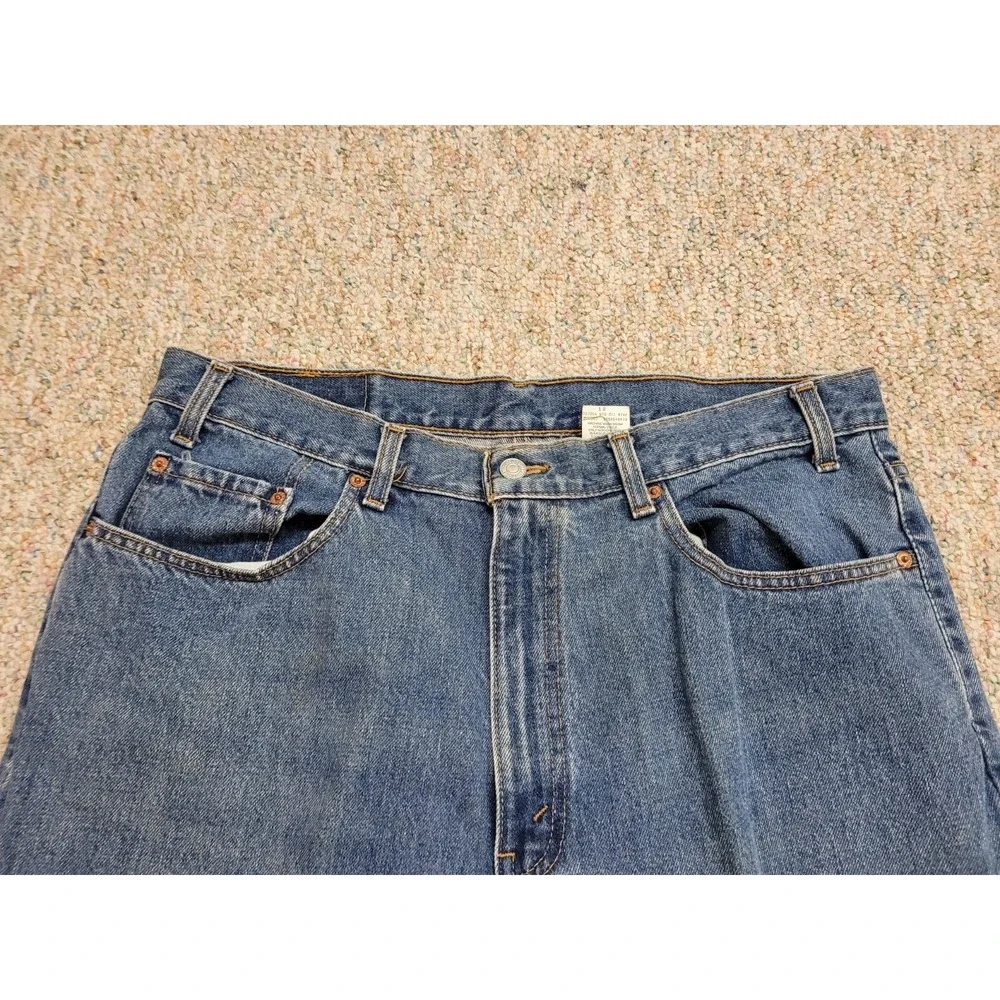 Levi's 550 Relaxed Fit Jeans Mens 38x30 Blue Vintage Denim Tapered Leg Canada